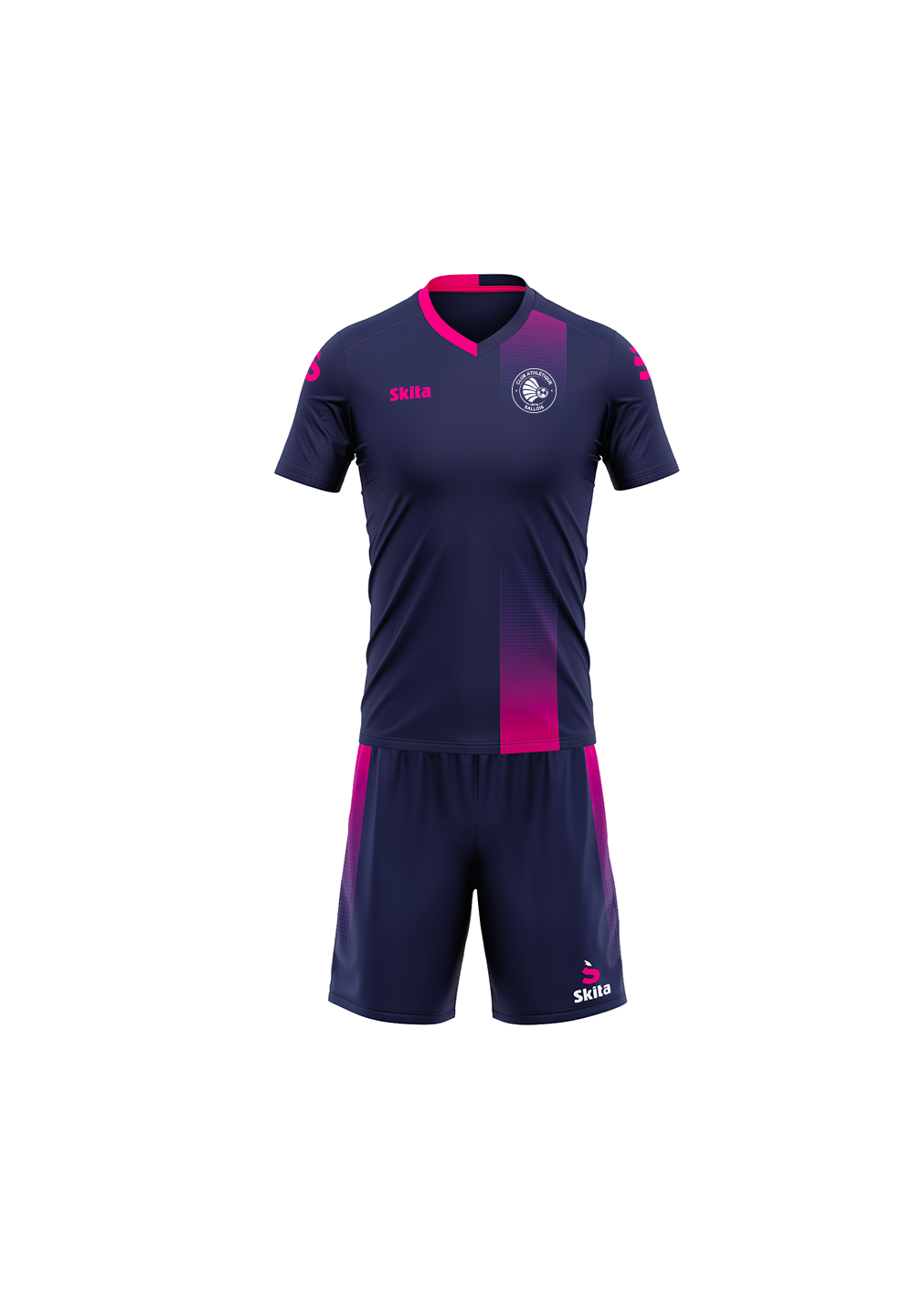 Maillot Short TAVIRA (bleu nuit/fuchsia) (CA SALLOIS)
